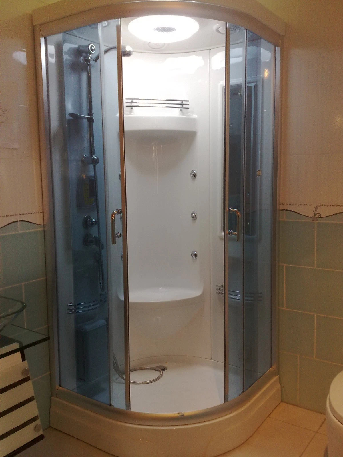 STEAM SHOWER ROOM CABIN ENCLOSURE CUBICLE NEW !! XAVIER X007